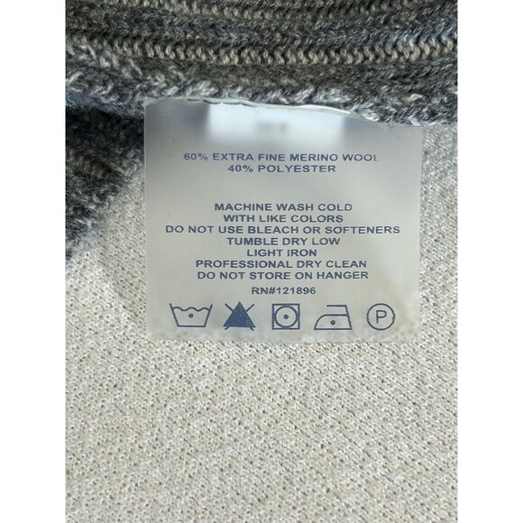 Title Nine Merino Wool Blend Ribbed Knit Pull On Mini Skirt in Gray - Sz S - New - Picture 7 of 7